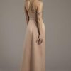Satin Empire Waist Ball Gown