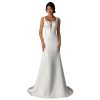 Wedding Dress Elegant Royal Style for Women,Jacquard Dress for Summer Garden Wedding,Lightweight Wedding Bridal Dress