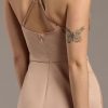 Satin Empire Waist Ball Gown