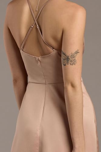 Satin Empire Waist Ball Gown