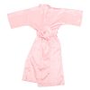 Neck Bridesmaids Robe Comfortable Like Bathrobe for Wedding Parties Special Occasions Elegant Mid Gown for Bride Bridal Shower