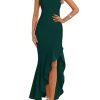 Wedding Guest Dresses for Women 2025 Summer Formal Gala Maxi Dress Ruffle Mermaid Cocktail Long Dresses
