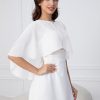 Women's Chiffon Shawl Wraps Shrug for Evening Dress Wedding Cape Cover Up 1920s Shawl