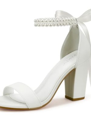Women's Chunky Heels Open Toe Ankle Strap 3 inch Heeled Sandals