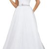 Women's Lace Wedding Dresses for Bride Tulle Bridal Gowns