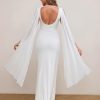 Women's Summer Formal Wedding Guest Dresses Sleeveless Backless Long Elegant Evening Party Maxi Bodycon Dress