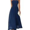 Women's Cocktail Dress, Strapless Tube Top Long Maxi Summer Formal Mesh Dresses 2025