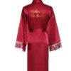 Women Long Robe Satin Robe Bridal Robe Bridesmaid Robes Lace Robe Wedding Robe Sleepwear Bathrobe Dressing Long Gowns