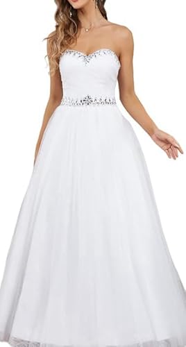 Women's Lace Wedding Dresses for Bride Tulle Bridal Gowns