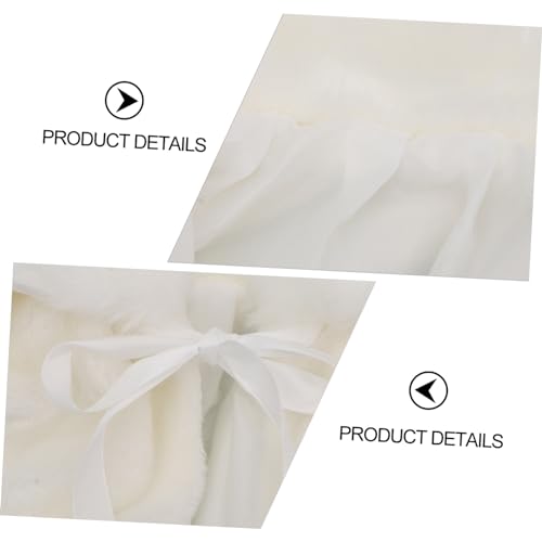 1pc Elegant Shawl Wrap for Bride Style Cheongsam Accessory White Scarf for Wedding Dress Cozy and Fashionable for Bridesmaids