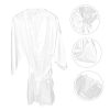 Robe for Brides and Bridesmaids Lightweight Artificial Silk Sleepwear for Wedding Day Elegant Morning Gown for Bridal Shower and