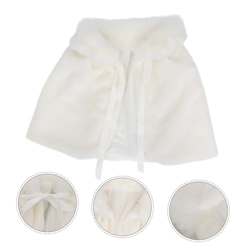 1pc Elegant Shawl Wrap for Bride Style Cheongsam Accessory White Scarf for Wedding Dress Cozy and Fashionable for Bridesmaids