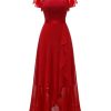 Formal Dresses for Women 2025 Wedding Guest with Slit Cocktail Elegant Lace Long Prom Dress