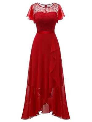 Formal Dresses for Women 2025 Wedding Guest with Slit Cocktail Elegant Lace Long Prom Dress