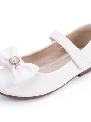 Rika Girls Dress Shoes Flower Girl Mary Jane Flats Wedding Party School Shoes for Toddler Little Kid Big Kid