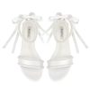 Wedding Flats Pearl Sandals Flat Wedding Shoes for Bride Open Toe Bridal Flats