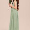 A-line One Shoulder Floor-Length Chiffon Junior Bridesmaid Dress for Wedding Teen Girls Party Gowns
