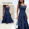 Women's Cocktail Tea Party Beach Dresses Formal Graduation Wedding Guest Chiffon Summer Evening Elegant Dress 2025