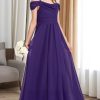 Cold Shoulder Junior Bridesmaid Dresses for Teens Girls Chiffon Wedding Guest Formal Pageant Gowns 2-14