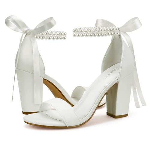 Women's Chunky Heels Open Toe Ankle Strap 3 inch Heeled Sandals