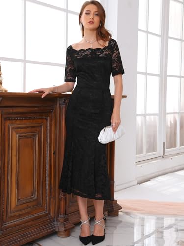 Women's Wedding Dress for Bride Formal Evening Gown 2025 Off Shoulder Mermaid Lace Dresses