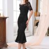 Women's Wedding Dress for Bride Formal Evening Gown 2025 Off Shoulder Mermaid Lace Dresses