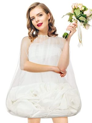 Wedding Gown Underskirt Drawstring Bride Buddy White Bridal Underskirt for Dresses Toilet Petticoat for Wedding Dress