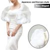 Detachable Tulle Sleeves for Wedding Dresses, Lantern Sleeve Bridal Dress Arm Cover Accessory for Women’s Gowns