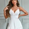 Women Lingerie Lace Chemise V Neck Sexy Nightgown Modal Babydoll Sleepwear