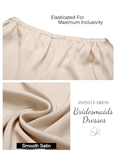 Women Infinity Dress for Bridesmaid Long Evening Maxi Wrap Dresses Convertible Prom Wedding Gown