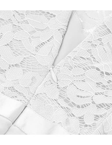 Womens Formal Dresses for Wedding Guest Bridesmaid Long Prom Empire Waist Lace Dress Evening Gown 2025