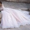 Lace Wedding Dresses for Bride 2024 V Neck Appliques Beaded Boho Bridal Gown