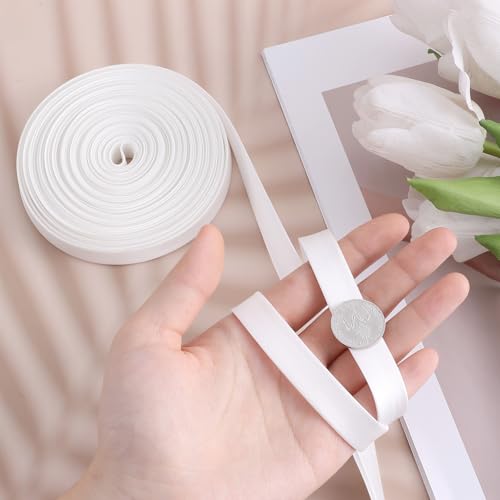 393.7 in Corset Lacing Women's Tie Back for Wedding Bridal Gown Lace Up Corset Satin Adjustable Dress Sash Cord Replacement