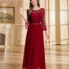 Women's Formal Dresses 2025 Wedding Guest Dress Bell Sleeve Bridesmaid Dresses Maxi Evening Dress