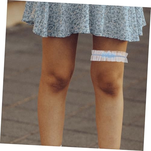 Wedding Lace for Bride Stretch Lace Leg Band Accessories Classic Elegant Leg for Wedding Dresses for Brides and Bridesmaids