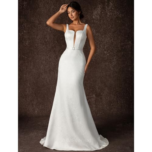 Wedding Dress Elegant Royal Style for Women,Jacquard Dress for Summer Garden Wedding,Lightweight Wedding Bridal Dress