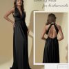 Women Infinity Dress for Bridesmaid Long Evening Maxi Wrap Dresses Convertible Prom Wedding Gown