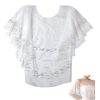Wedding Bridal Cloaks Faux Pearls Rhinestone Evening Capes Shawl Wrap Shrug Short Shoulder Cover up Cape Scar