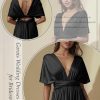 Women Infinity Dress for Bridesmaid Long Evening Maxi Wrap Dresses Convertible Prom Wedding Gown