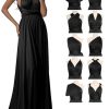 Women Infinity Dress for Bridesmaid Long Evening Maxi Wrap Dresses Convertible Prom Wedding Gown