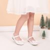 Rika Girls Dress Shoes Flower Girl Mary Jane Flats Wedding Party School Shoes for Toddler Little Kid Big Kid