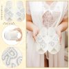 Personalized Initial Wedding Bride Slippers MRS Pearl Letter Makeup Bag Bridal Shower Gifts for Wedding Day (B)