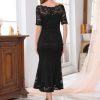 Women's Wedding Dress for Bride Formal Evening Gown 2025 Off Shoulder Mermaid Lace Dresses