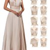 Women Infinity Dress for Bridesmaid Long Evening Maxi Wrap Dresses Convertible Prom Wedding Gown