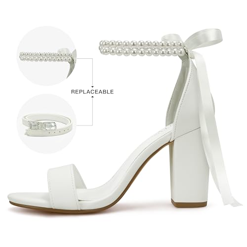 Women's Chunky Heels Open Toe Ankle Strap 3 inch Heeled Sandals