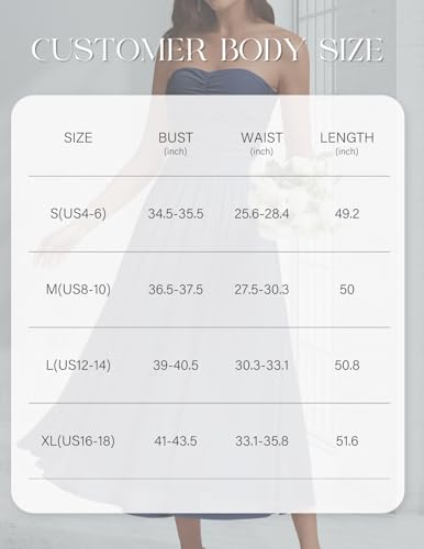 Women's Cocktail Dress, Strapless Tube Top Long Maxi Summer Formal Mesh Dresses 2025