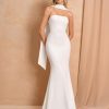 Women's Bodycon Formal Wedding Guest Maxi Dresses with Scarf Summer Strapless Elegant Cocktail Party Dress 2025