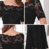 Women's Wedding Dress for Bride Formal Evening Gown 2025 Off Shoulder Mermaid Lace Dresses