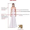 Women's Wedding Dress Lace Double V-Neck Sleeveless Evening Dress
