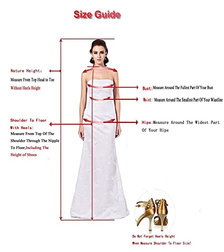 Women's Wedding Dress Lace Double V-Neck Sleeveless Evening Dress